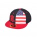 American flag snapback cap